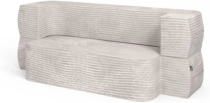 Sofa: z funkcją spania, 190 cm, beżowy