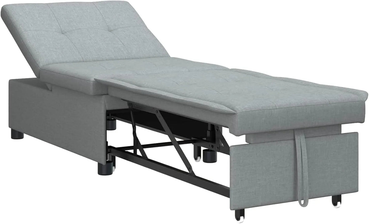 Sofa – z funkcją spania, 194 × 50 × 82 cm, z metalu