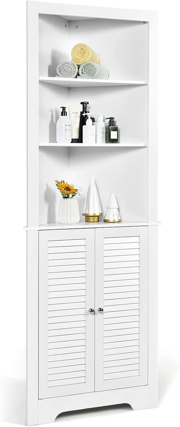 Szafka łazienkowa i słupek do łazienki – regulowana konstrukcja, 59, 5 × 28 × 173 cm