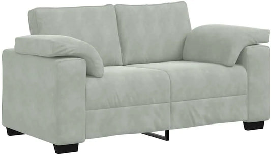 Sofa – Loveseat, tapicerka aksamitna, 2-osobowa, 120 cm