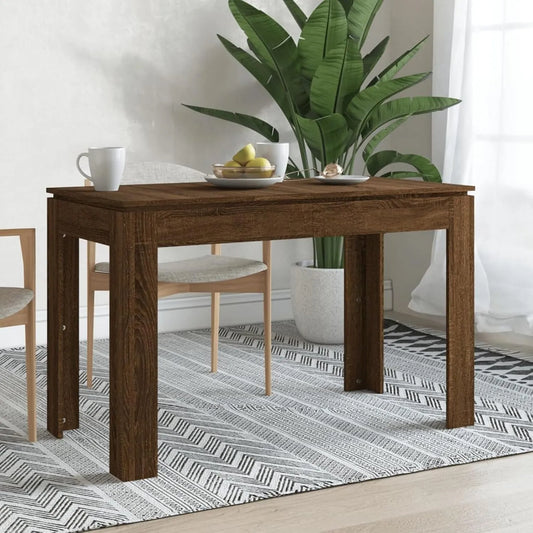 Stół meble jadalne – 120 × 60 × 76 cm, brązowy