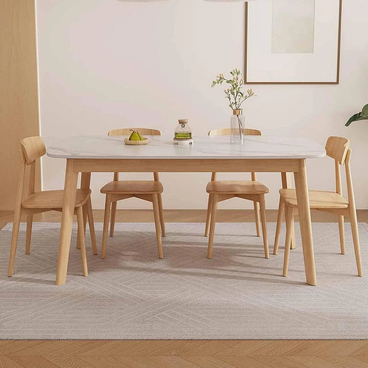Stół do jadalni dla 4 osób: z drewna, 120 × 70 × 75 cm, biały