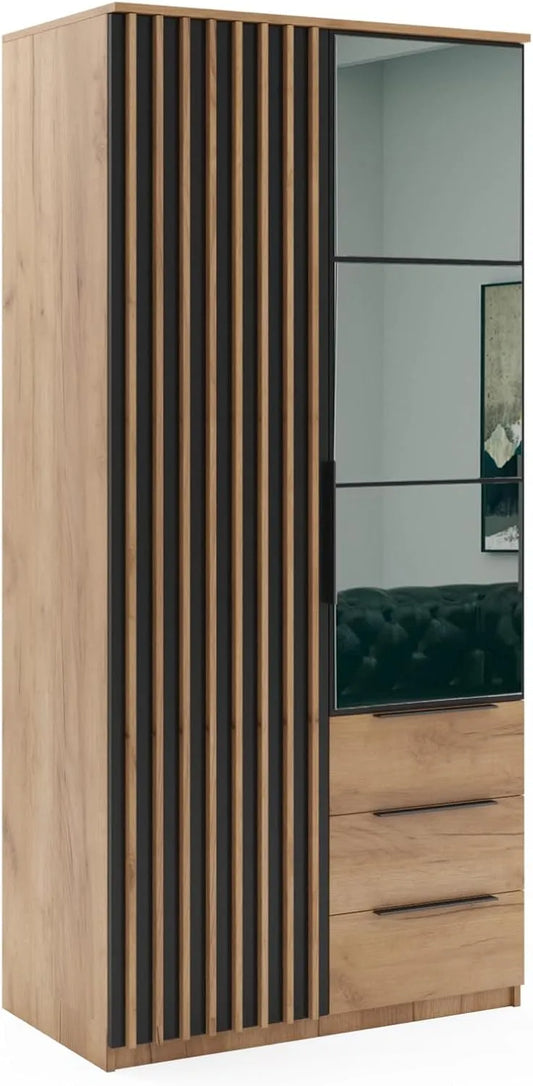 Szafa – z szufladami, 100 cm, 215 cm
