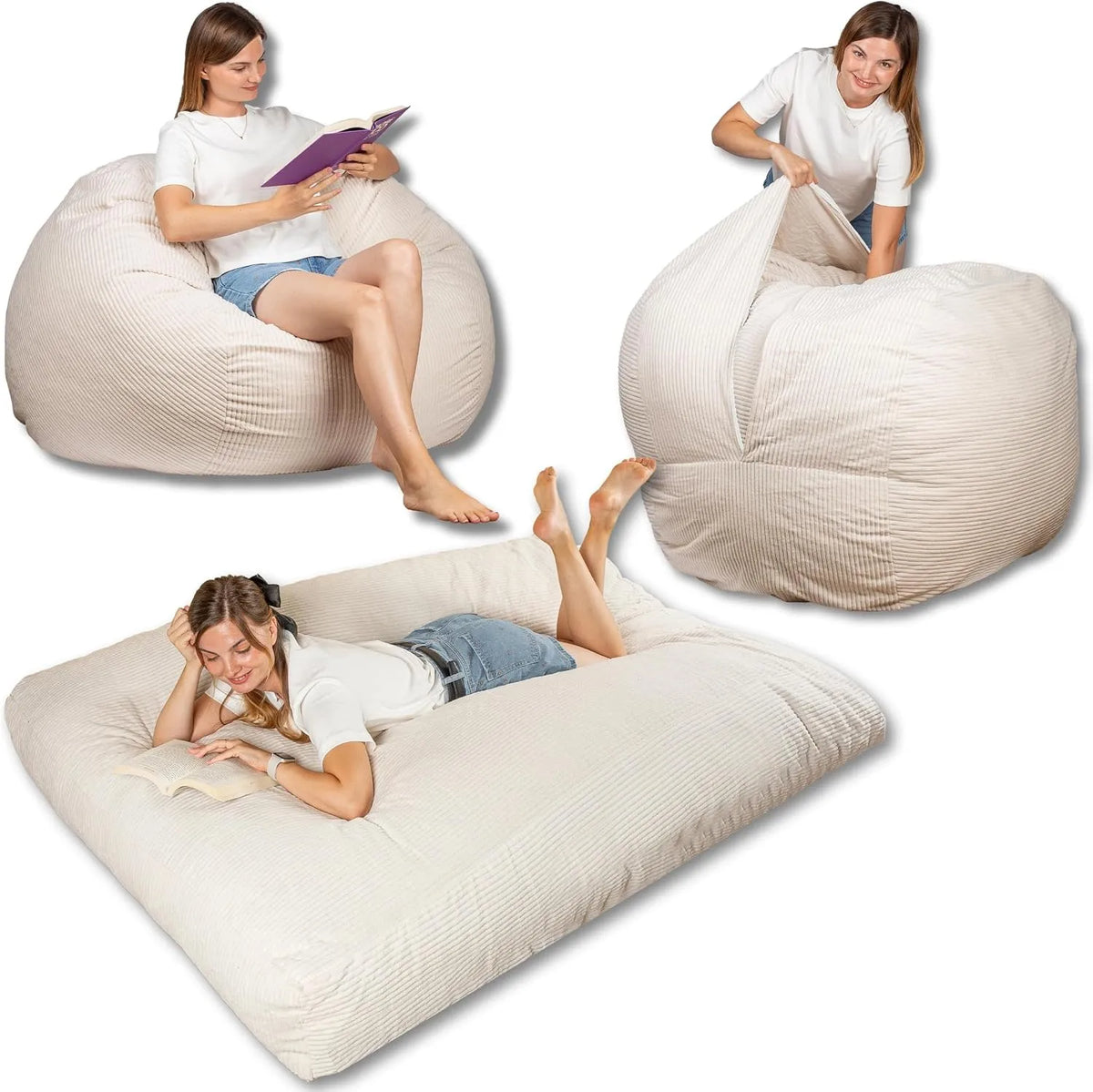 Sofa — ze sztruksu, tapicerka materiałowa, wypełnienie piankowe, składana konstrukcja, 2 w, tapicerka materiałowa