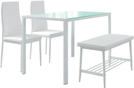 Vicco Zestaw stołowy 'Grand': 120 × 70 cm, biały